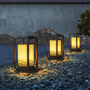 Square Cage Outdoor Light-DWHOME
