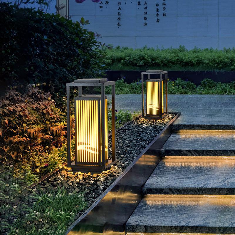 Square Cage Outdoor Light-DWHOME