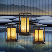 Square Cage Outdoor Light-DWHOME