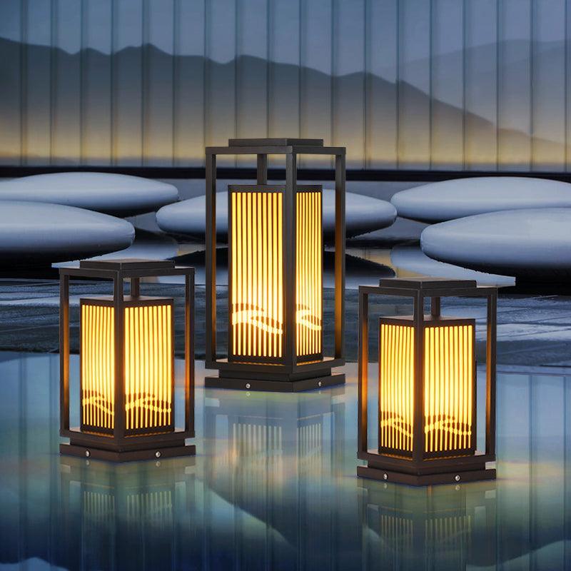 Square Cage Outdoor Light-DWHOME