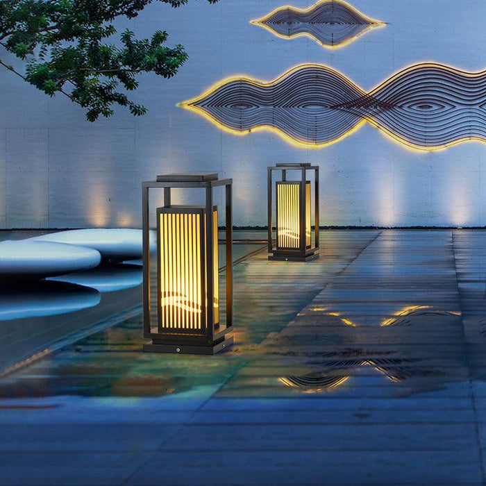 Square Cage Outdoor Light-DWHOME