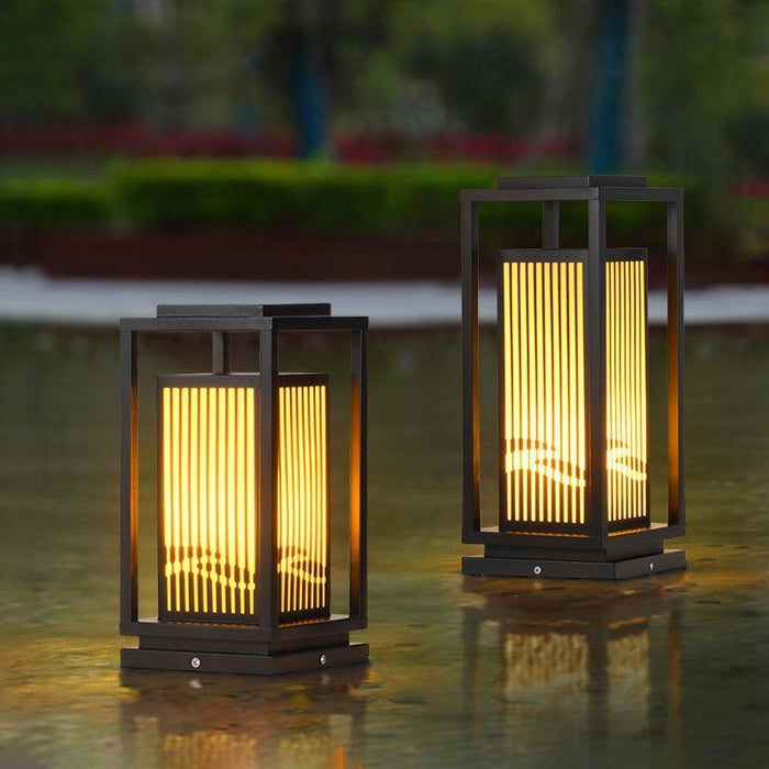 Square Cage Outdoor Light-DWHOME