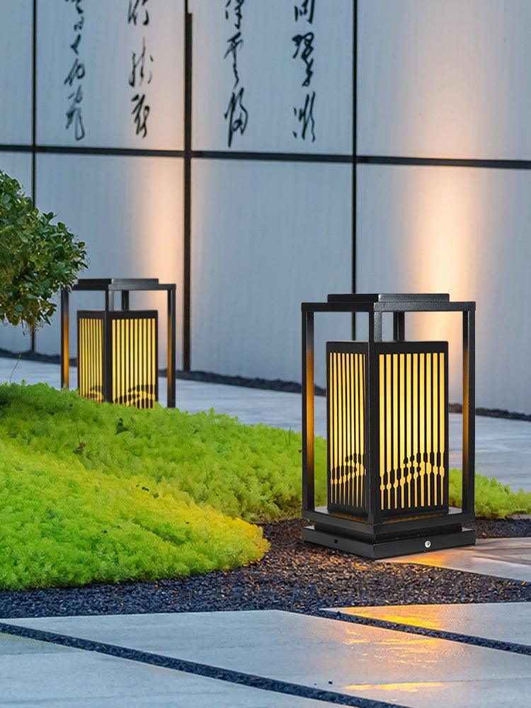 Square Cage Outdoor Light-DWHOME