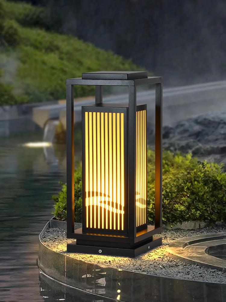 Square Cage Outdoor Light-DWHOME