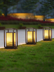 Square Cage Outdoor Light-DWHOME