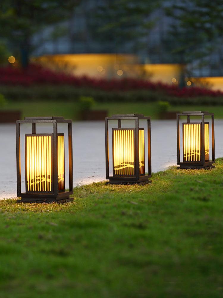Square Cage Outdoor Light-DWHOME