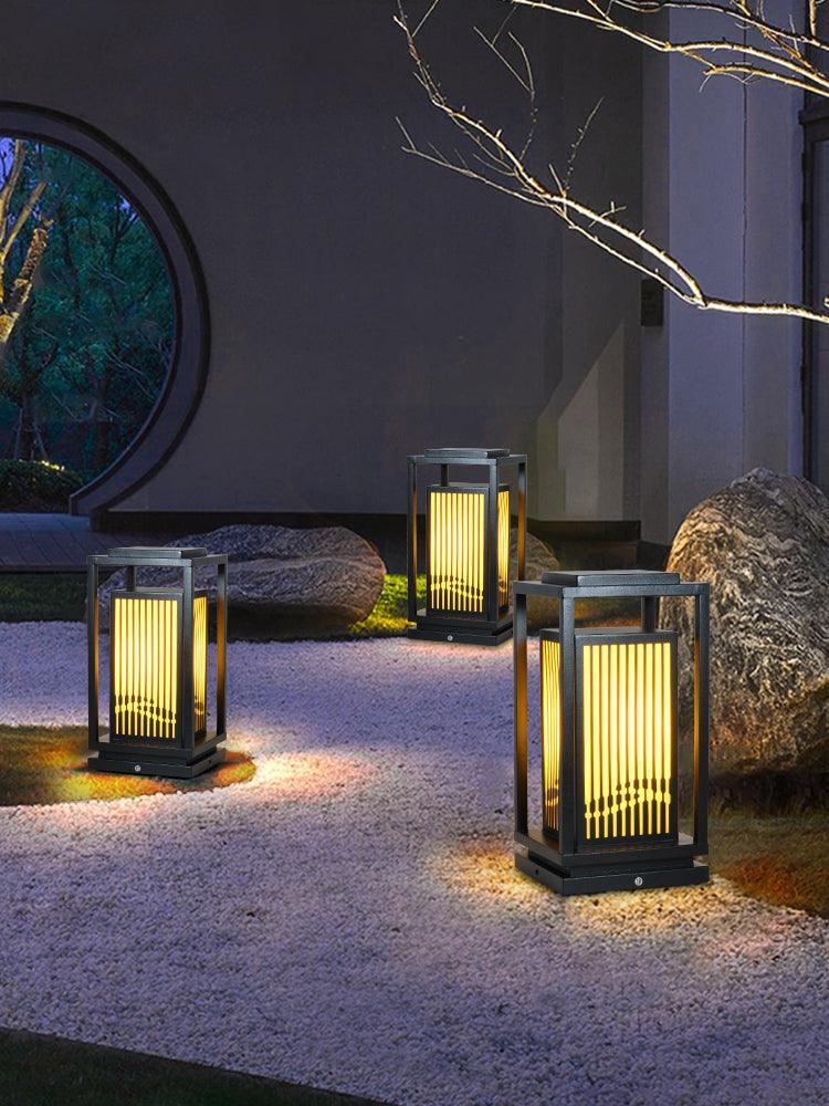 Square Cage Outdoor Light-DWHOME