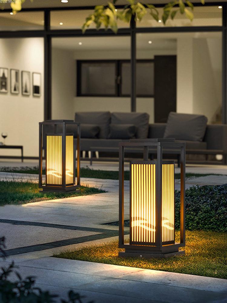 Square Cage Outdoor Light-DWHOME