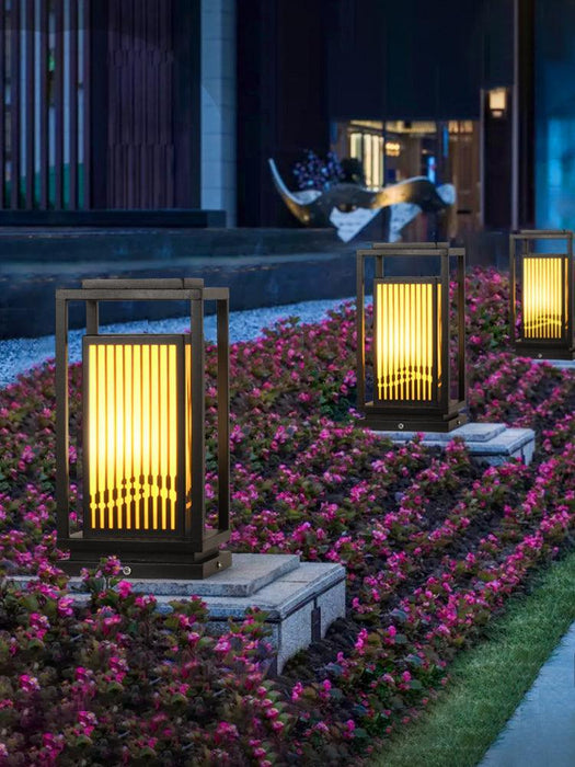 Square Cage Outdoor Light-DWHOME
