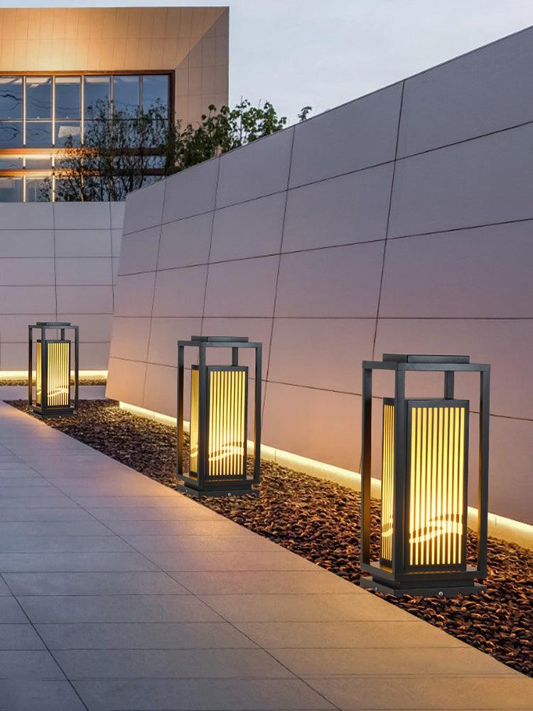 Square Cage Outdoor Light-DWHOME