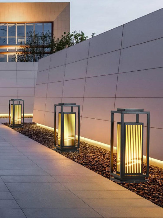 Square Cage Outdoor Light-DWHOME