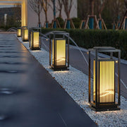 Square Cage Outdoor Light-DWHOME