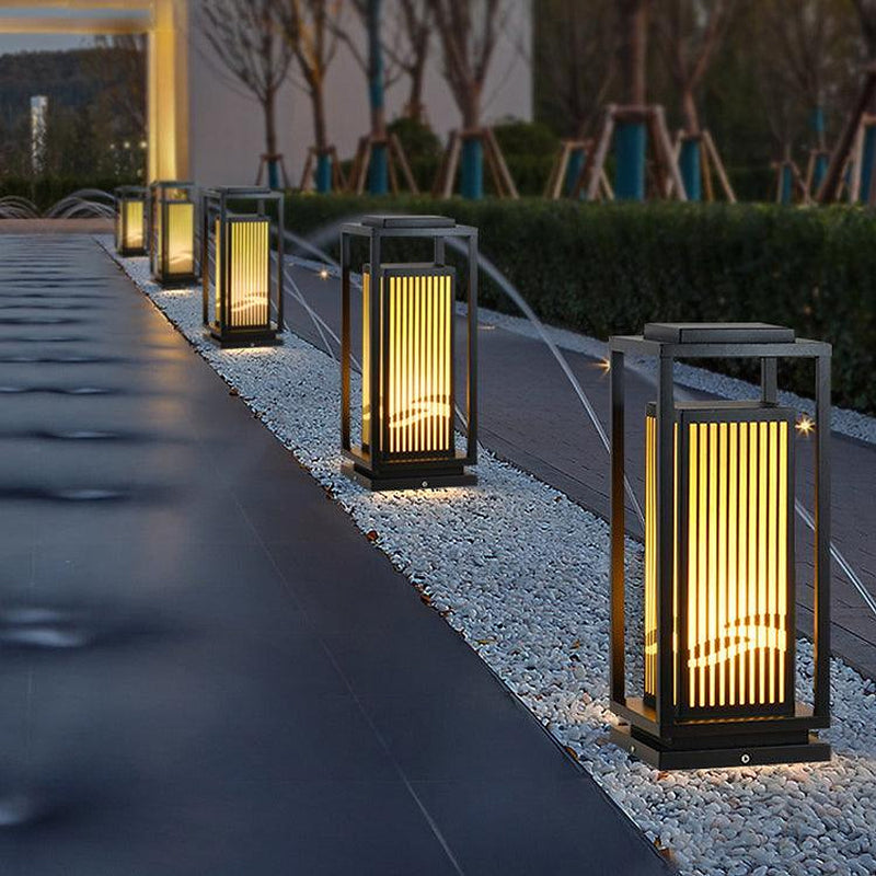 Square Cage Outdoor Light-DWHOME