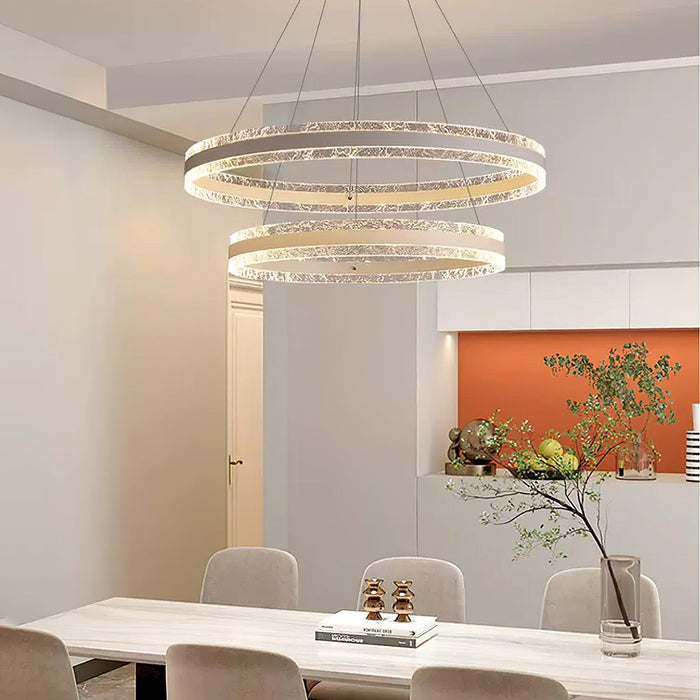 Modern Circle LED Chandelier.