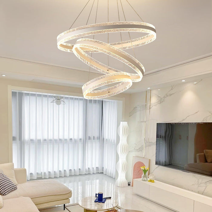 Modern Circle LED Chandelier-DWHOME