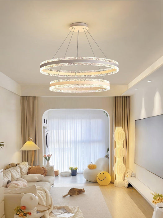 Modern Circle LED Chandelier-DWHOME