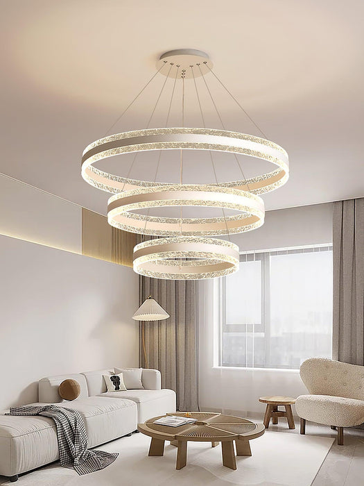 Modern Circle LED Chandelier-DWHOME