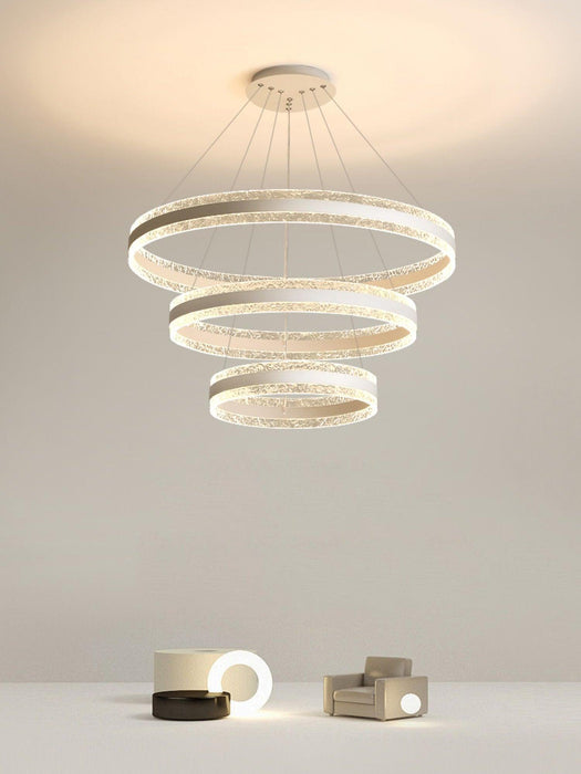 Modern Circle LED Chandelier-DWHOME