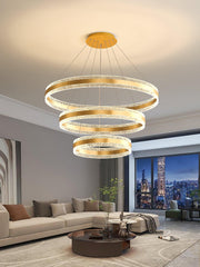 Modern Circle LED Chandelier-DWHOME