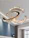 Modern Crystal Double C Chandelier - DWHOME