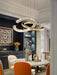 Modern Crystal Double C Chandelier - DWHOME