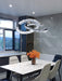 Modern Crystal Double C Chandelier - DWHOME