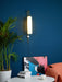 Modern Glass Plug-In Wall Lamp.