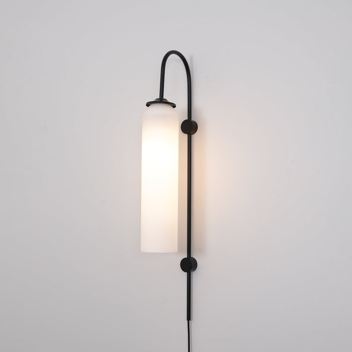 Modern Glass Plug-In Wall Lamp