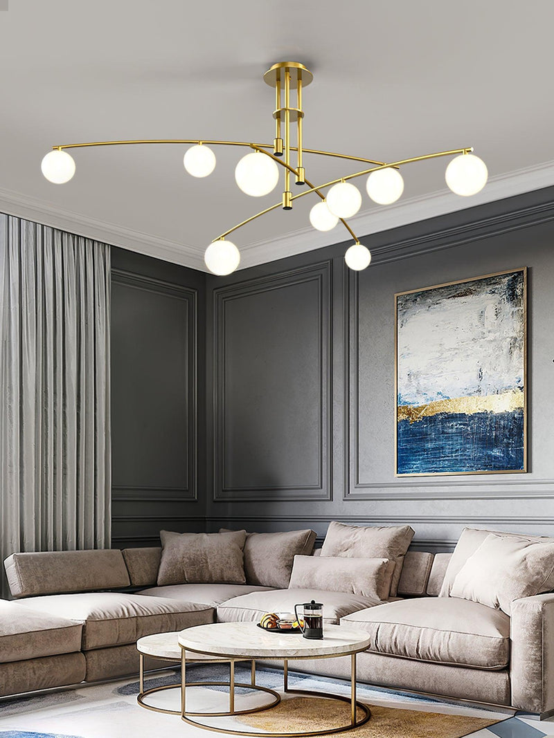 Modern Long Arm Chandelier-DWHOME