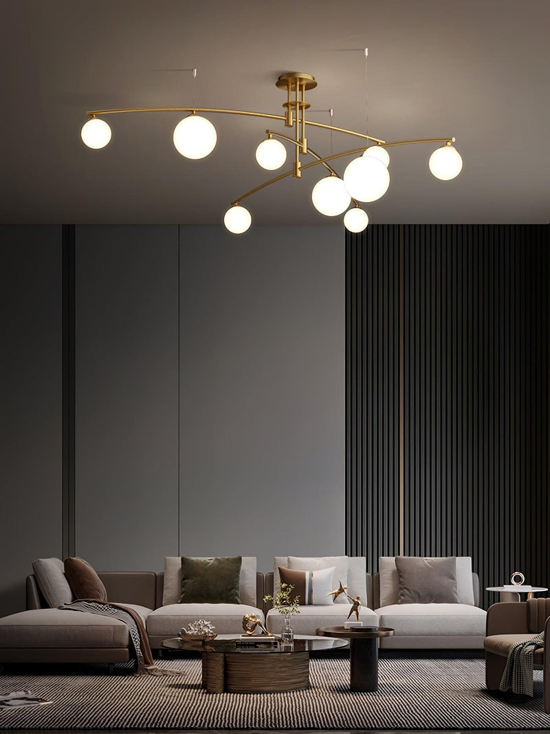 Modern Long Arm Chandelier-DWHOME