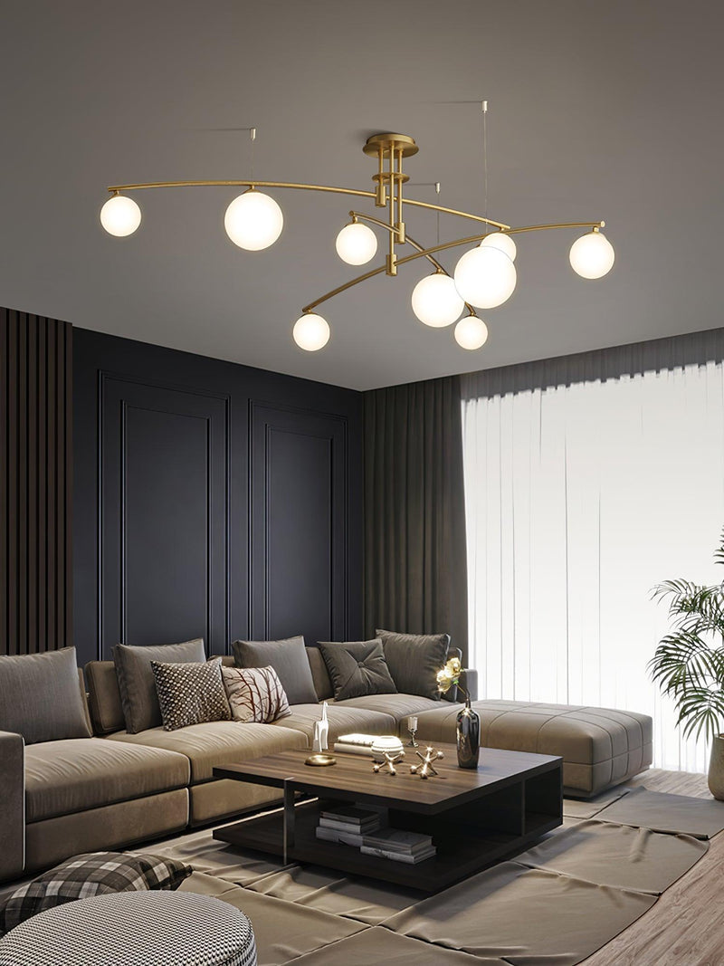 Modern Long Arm Chandelier-DWHOME