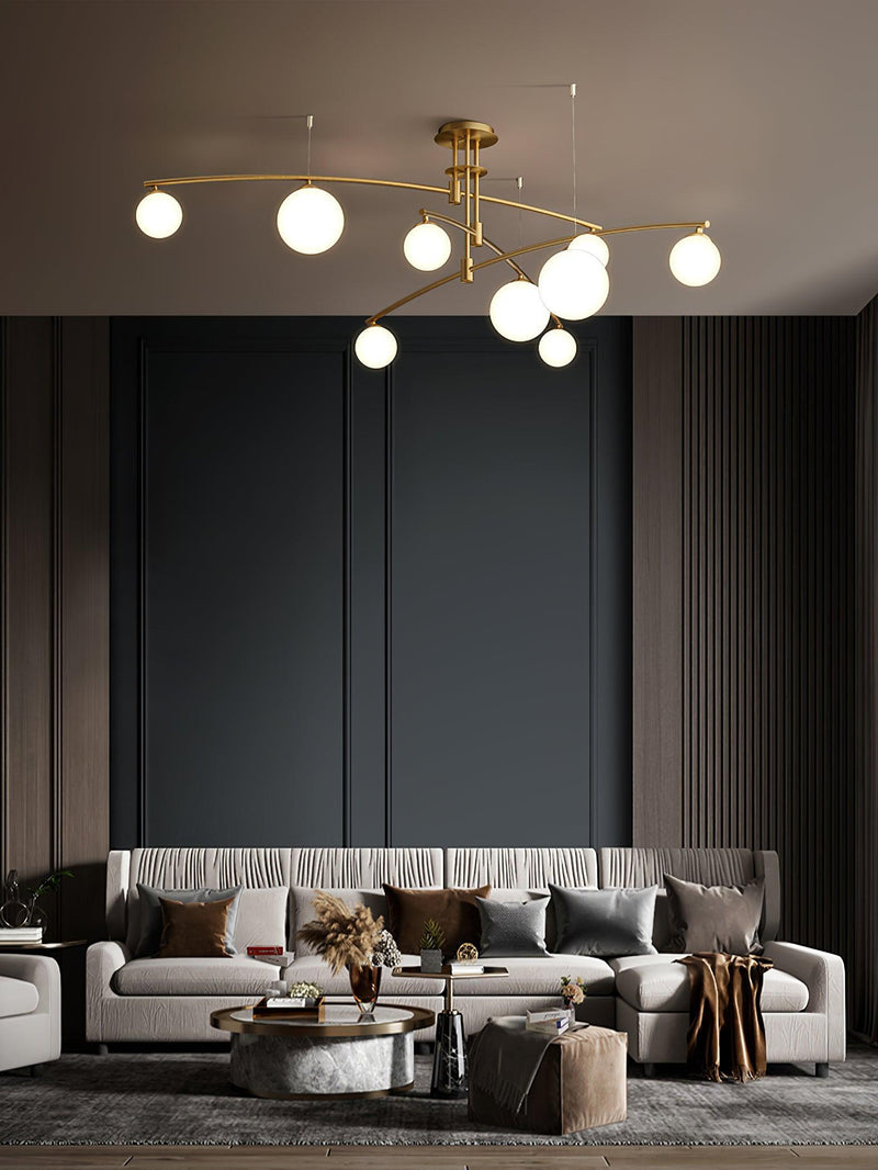 Modern Long Arm Chandelier-DWHOME