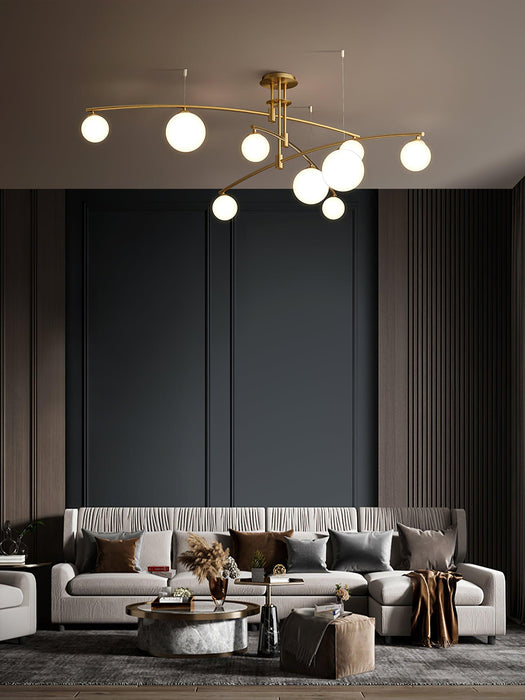 Modern Long Arm Chandelier - Vakkerlight