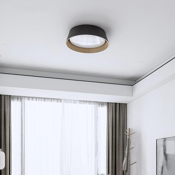 Modern Ribbed Ceiling Light.