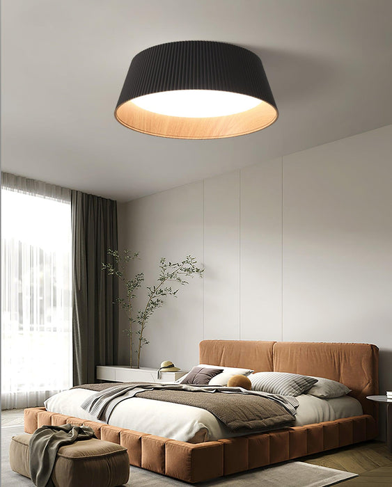 Modern Ribbed Ceiling Light.