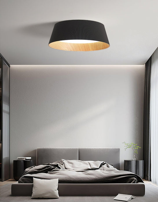 Modern Ribbed Ceiling Light - Vakkerlight