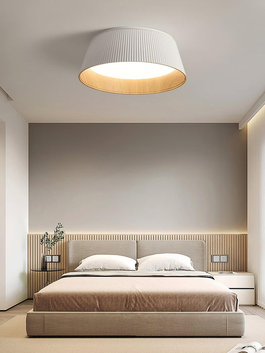 Modern Ribbed Ceiling Light - Vakkerlight