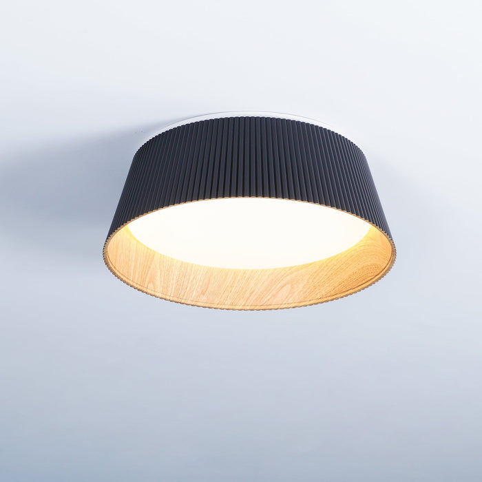 Modern Ribbed Ceiling Light.