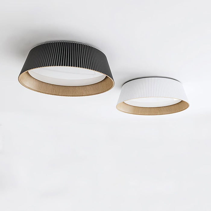 Modern Ribbed Ceiling Light - Vakkerlight