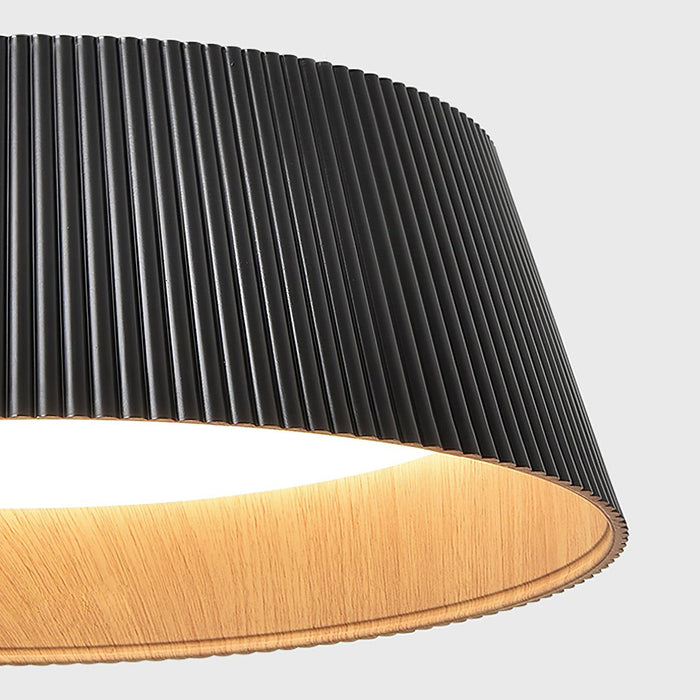 Modern Ribbed Ceiling Light - Vakkerlight