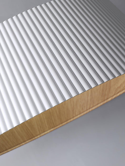 Modern Ribbed Ceiling Light - Vakkerlight