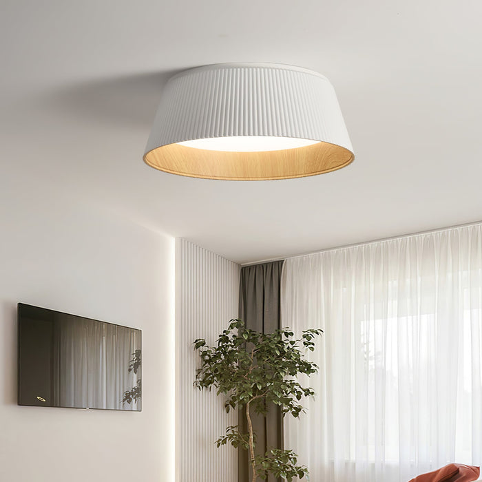 Modern Ribbed Ceiling Light.