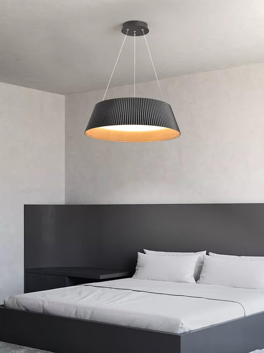 Modern Ribbed Pendant Light.