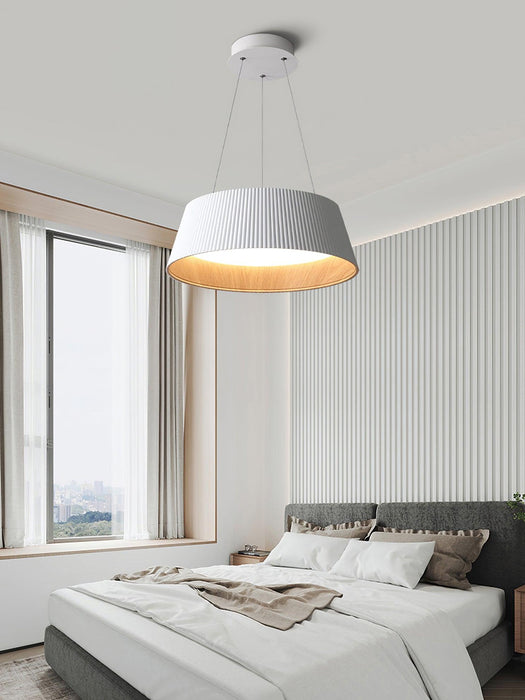 Modern Ribbed Pendant Light.