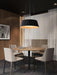 Modern Ribbed Pendant Light.