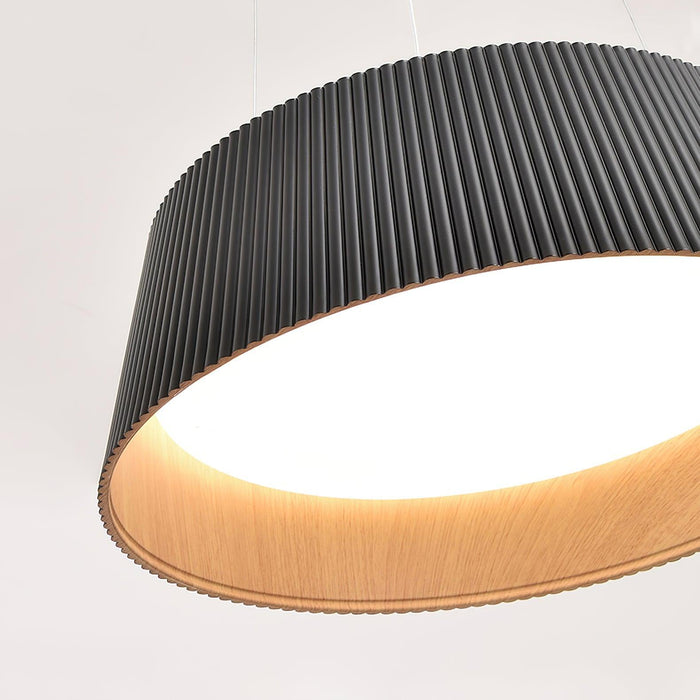 Modern Ribbed Pendant Light-DWHOME