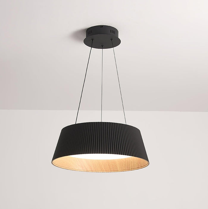 Modern Ribbed Pendant Light.