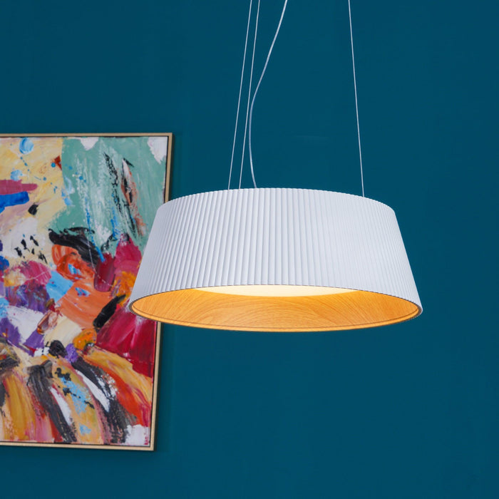 Modern Ribbed Pendant Light-DWHOME
