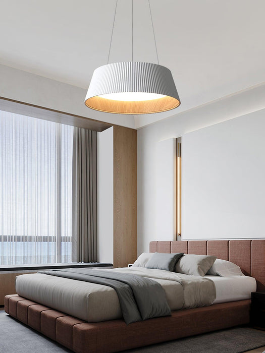 Modern Ribbed Pendant Light.