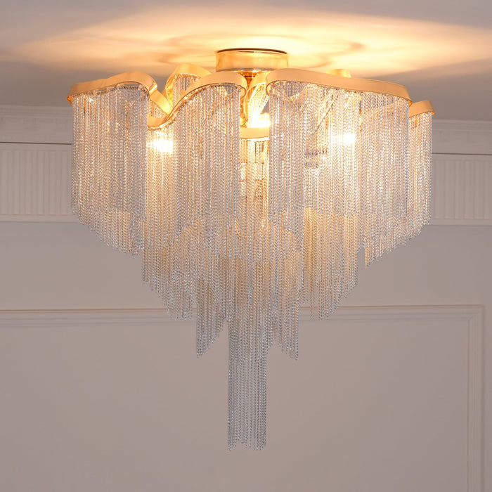 Modern Tassel Ceiling Lamp.